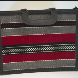 Cartable double face en saaf et artisanat