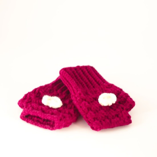 Gants bordeaux artisanaux
