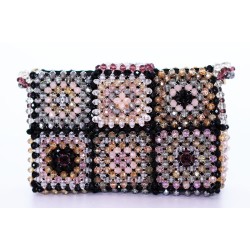 Sac noir en perles Sac noir en perles