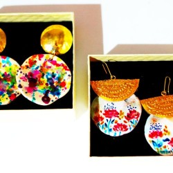 Boucles d’oreilles rondes