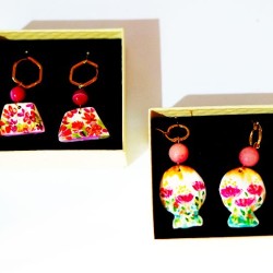 Boucles d’oreilles fleuries