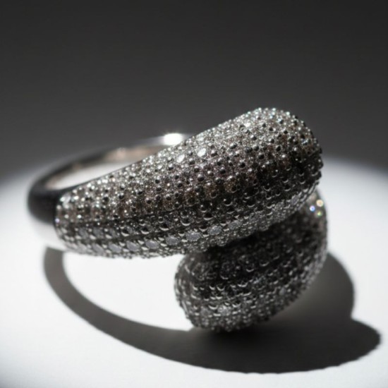 Bague Élégance en Argent 925 Sertie de Zircons
